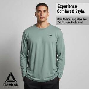 Reebok Men's Long Sleeve Activewear Top Size XXL